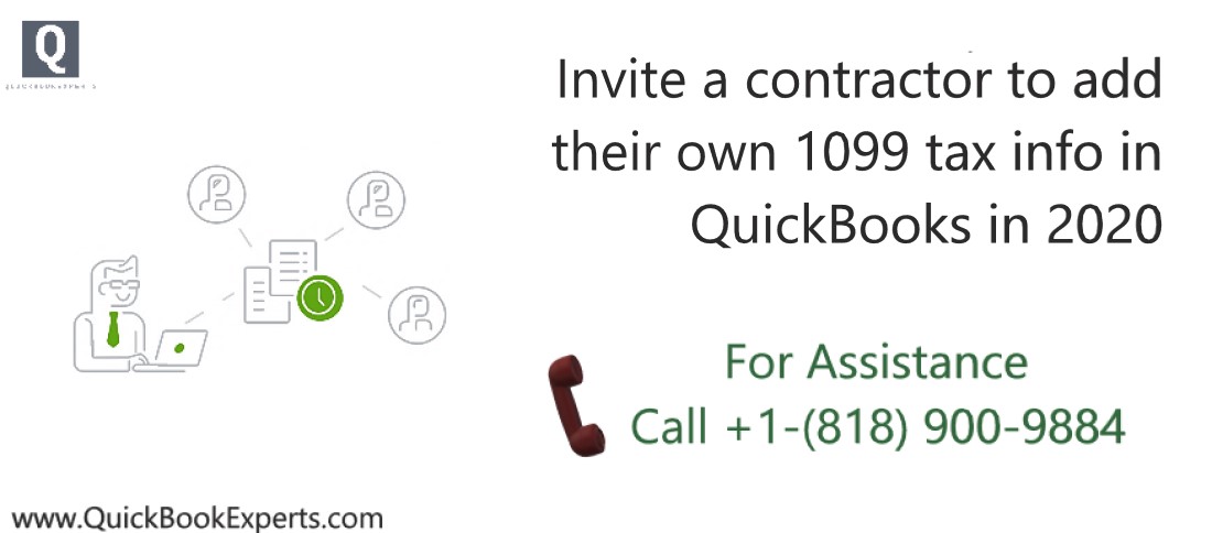 Invite a contractor to add their own 1099 tax info in QuickBooks in 2020