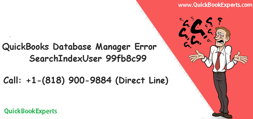 QuickBooks Database Manager searchindexuser 99fb8c99