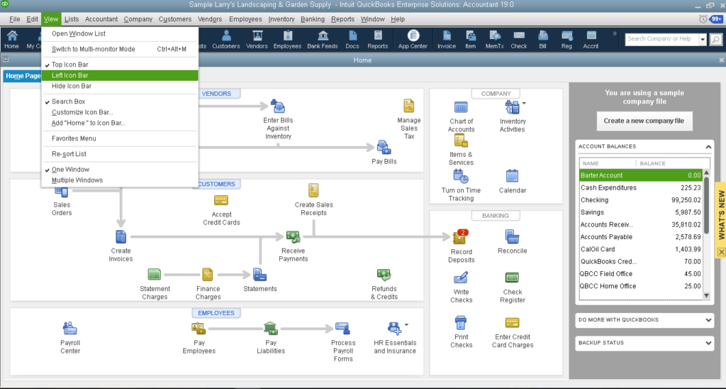 Customize Accounts Balances List in Quickbooks | Solved