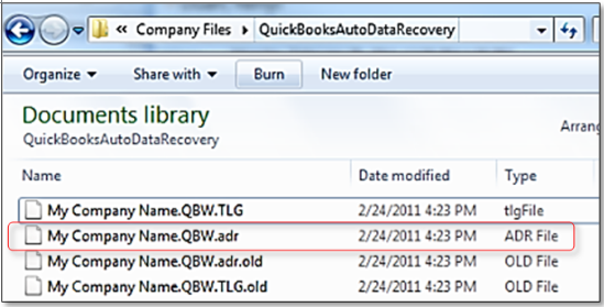 Recover lost data with QuickBooks Auto Data Recovery