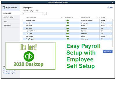 Managing an Employee Status in QuickBooks Online Payroll in 2020